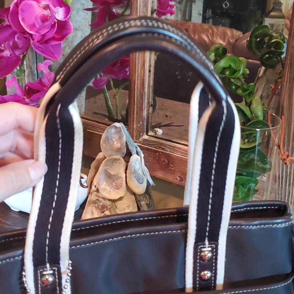 🌴 Coach black nylon Satchel - Picture 3 of 7